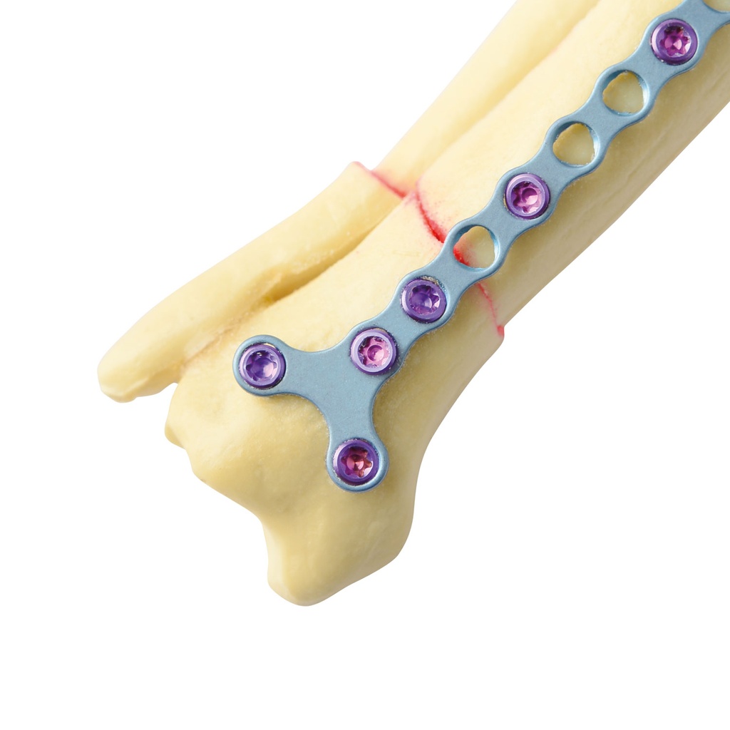 Y-formet: 12 huller, 44,5x3,5x1,0